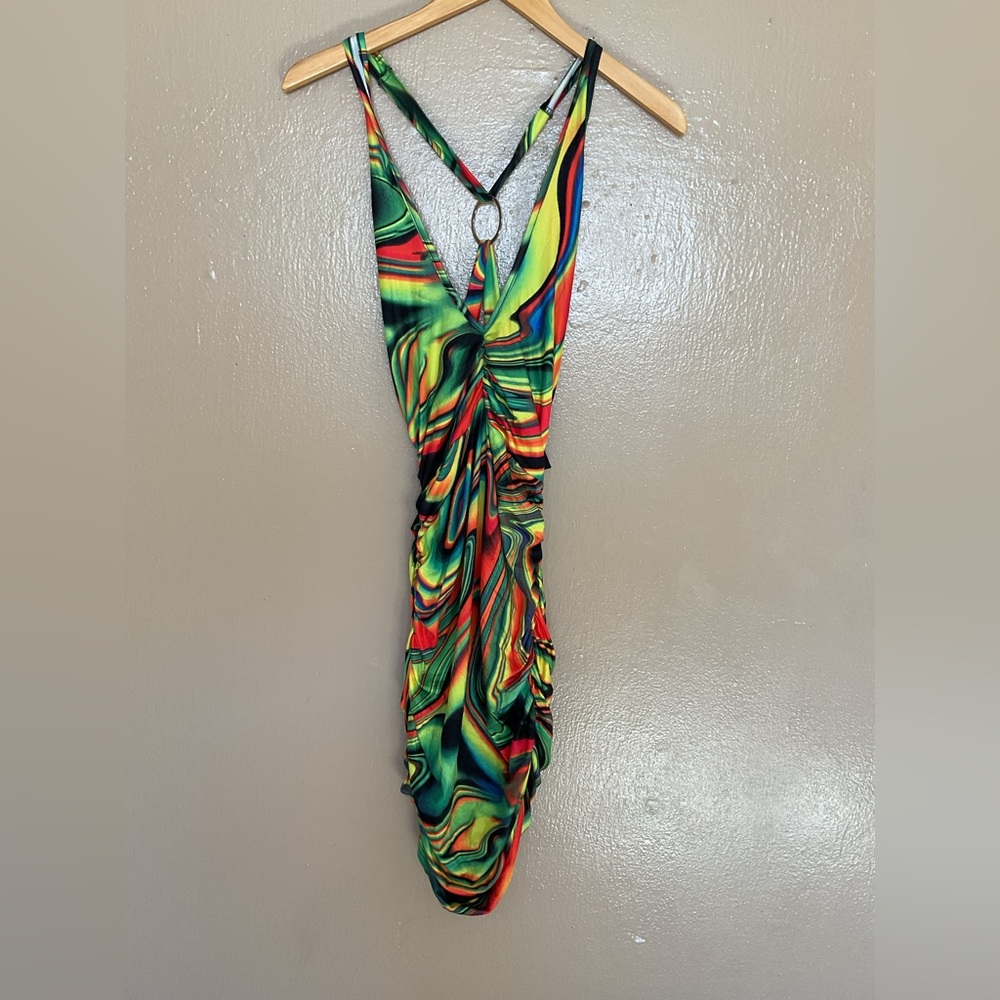 Fashion Nova Amazing you Halter Mini Dress NWT